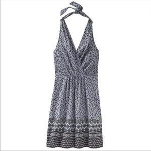 Athleta Halter Dress GO ANYWHERE Purple blue 12